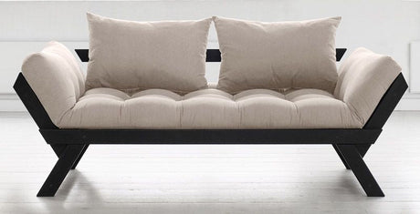 Bebop sofa seng beige/svart