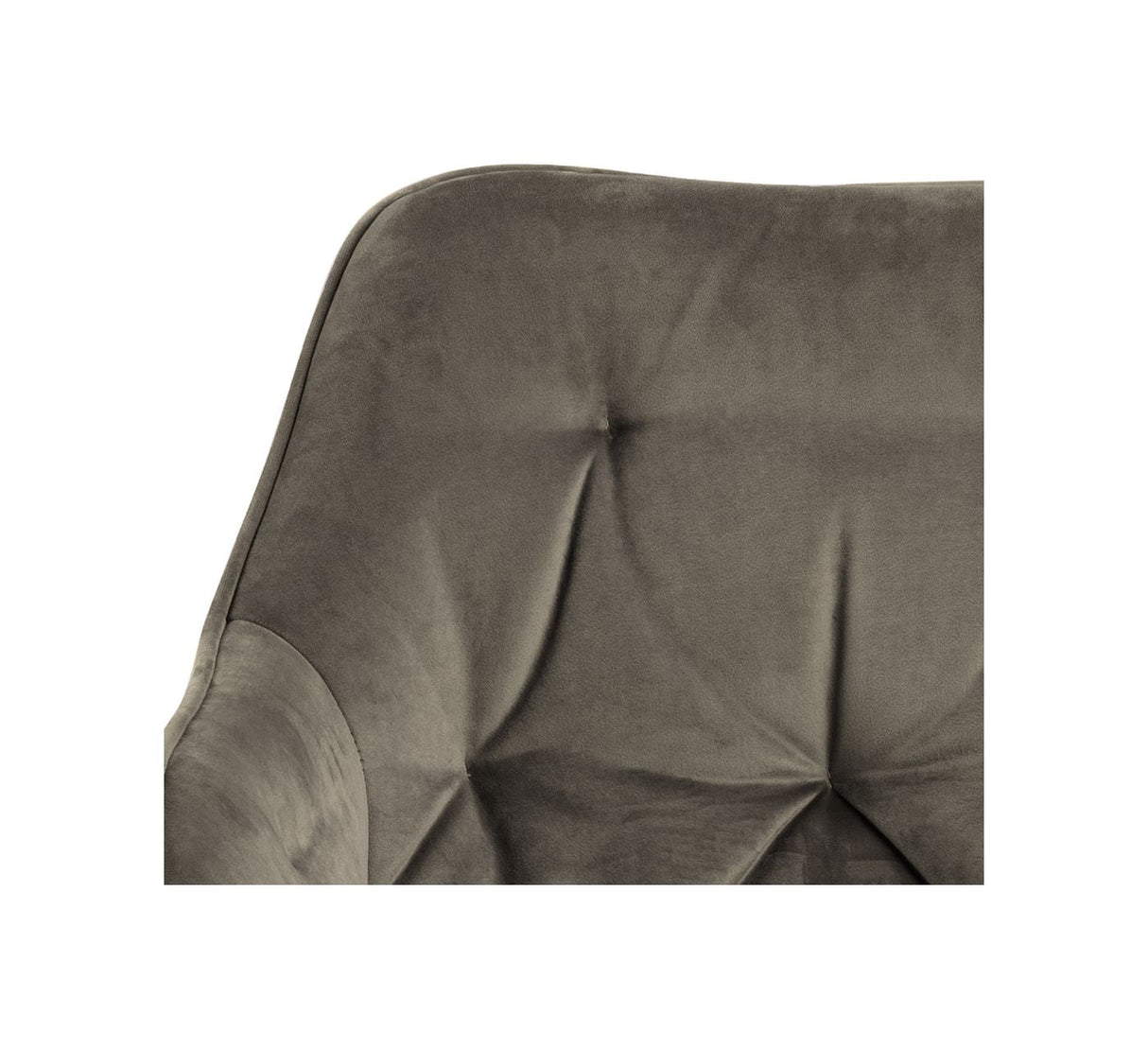 Brooke spisestol med armlener, beige velour