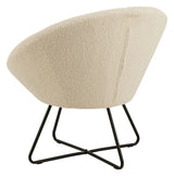 Center Lounge Chair, Cream