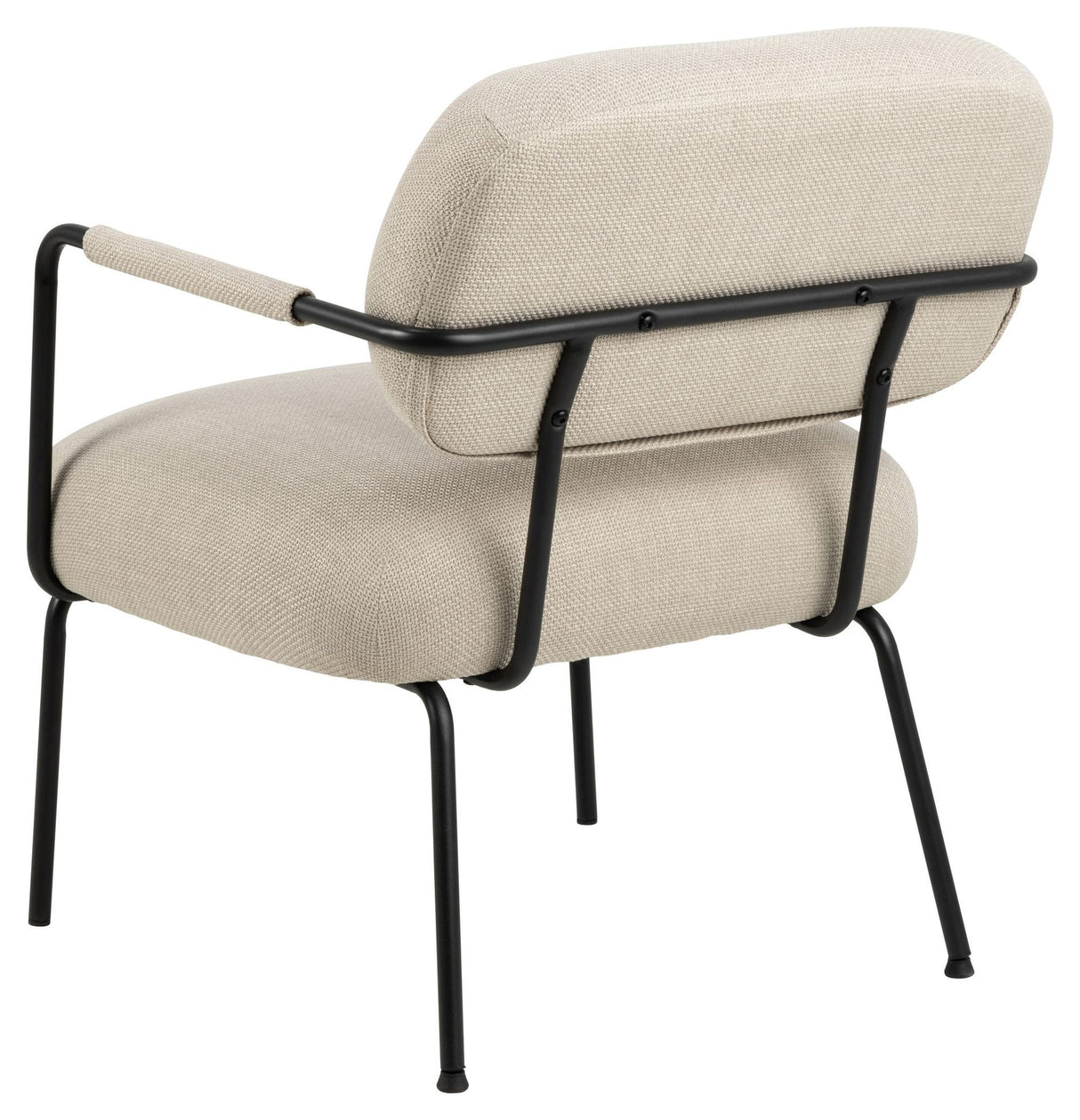 Dillon Lounge Chair, Beige Fabric