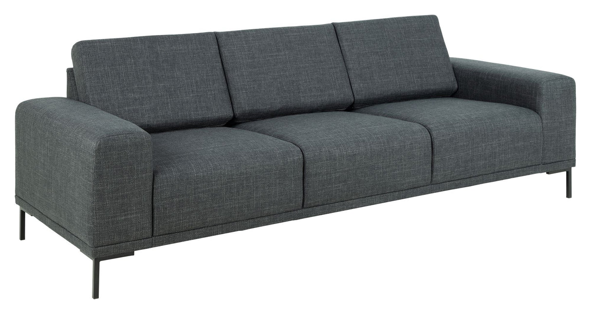 Emerson Sofa Gray, 3-seters sofa