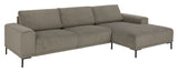 Emerson Sofa w. chaise longue right vendt, beige