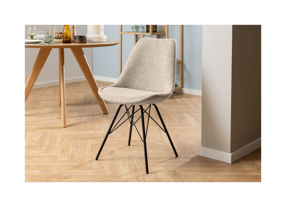 Eris spisestol, beige stoff