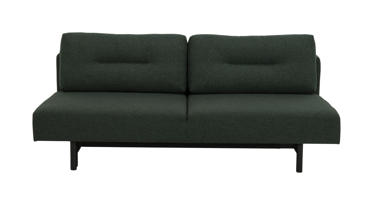 Malling sofa seng med ryggputer 200x105, grønt stoff