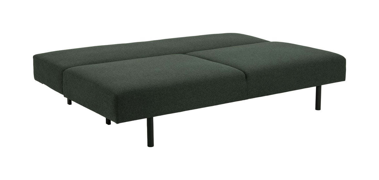 Malling sofa seng med ryggputer 200x105, grønt stoff