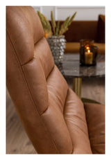 Milford Lounge Chair, Cognac