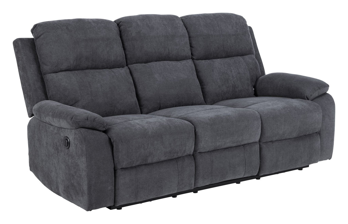 Mora Sofa Dark Grey, 3-seters.