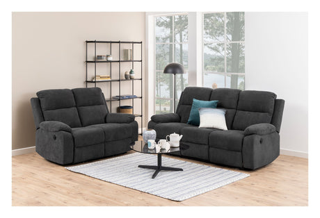 Mora Sofa Dark Grey, 3-seters.