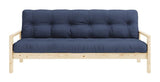 Knottesofa, lakkert furu, marine