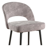 Alexi Barstool, Light Grey Velvet