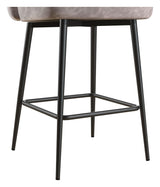 Alexi Barstool, Light Grey Velvet