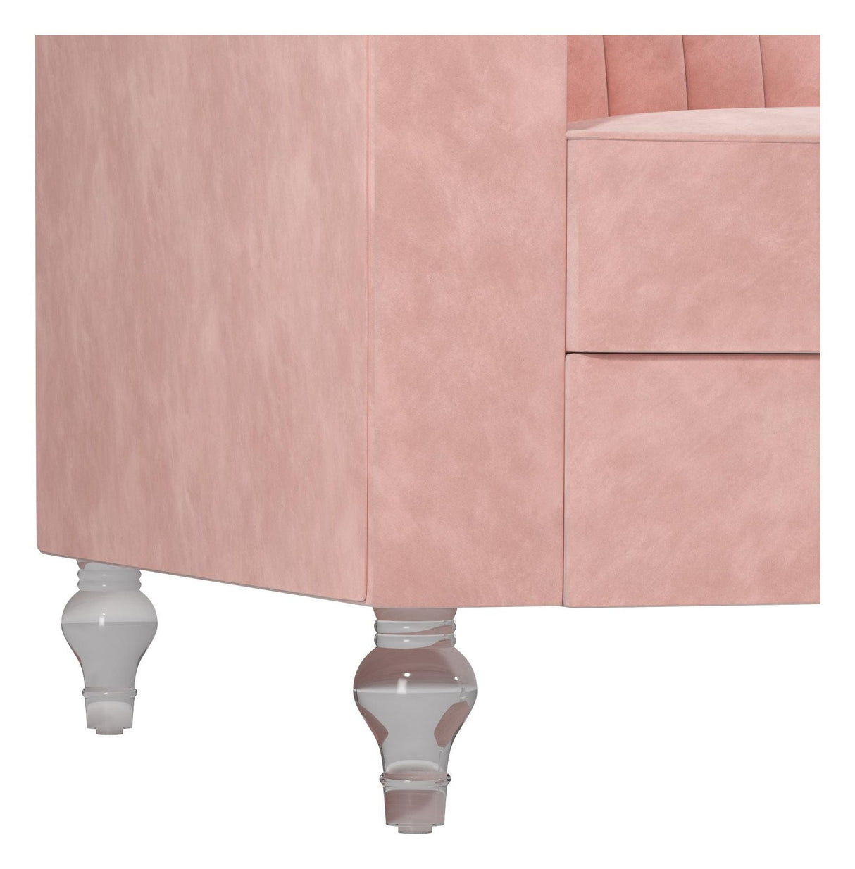 Arabelle sofa seng, rosa