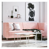 Arabelle sofa seng, rosa