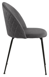 Ariel spisestol med Harlequin Sewing, Dark Grey