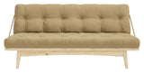 Folkesofa, furu/hvete beige