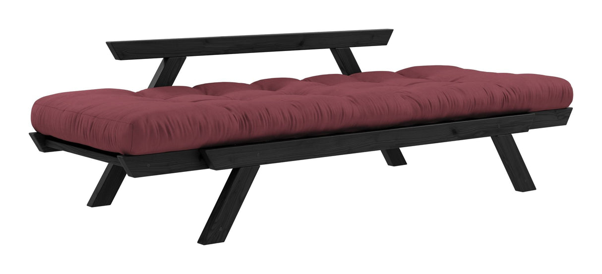 Bebop Sofa Bed Bordeaux/Black