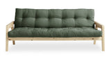 Grip sofa seng 130x200, natur/oliven