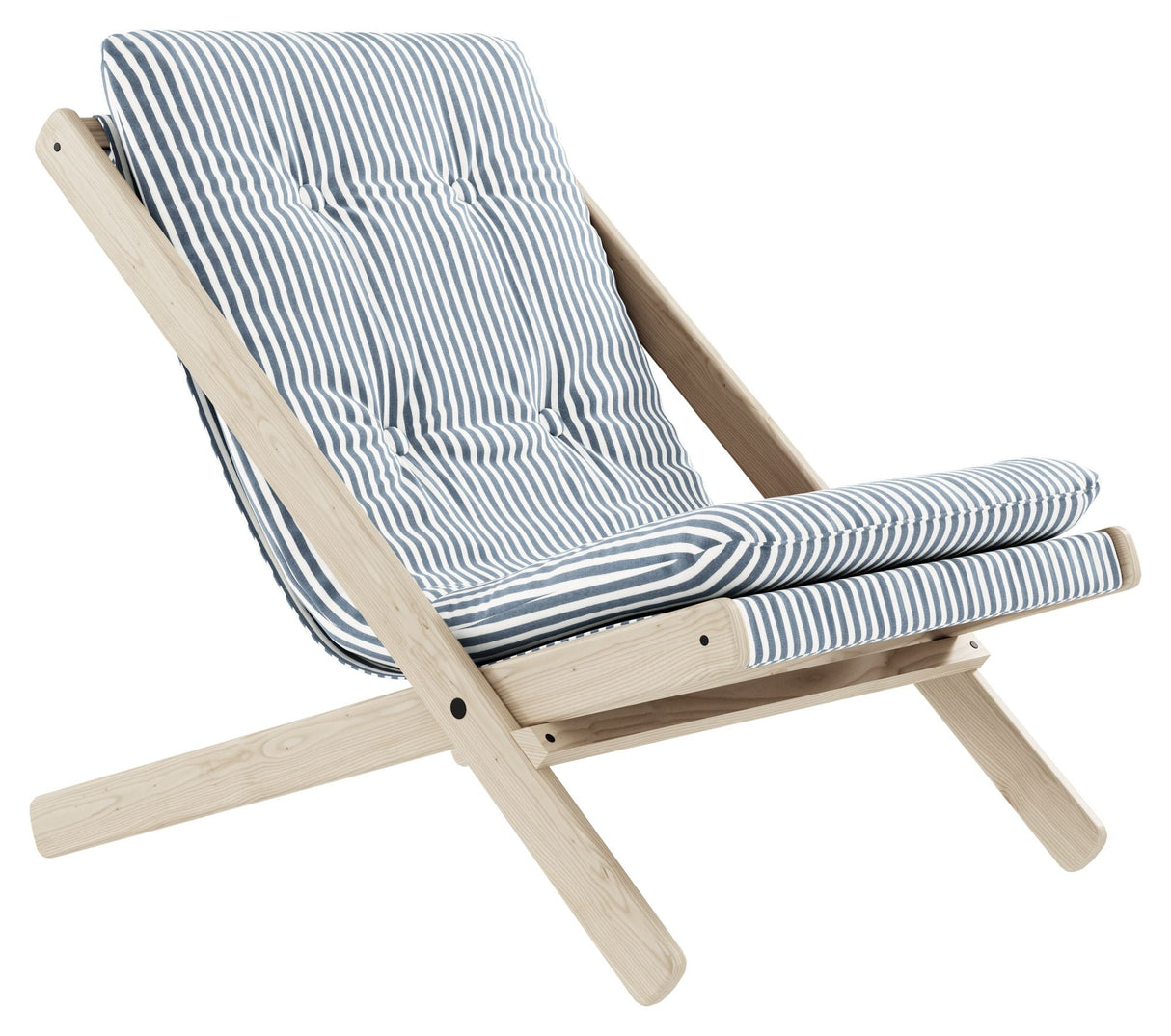 Boogie Lounge Chair, Beach Blue/Raw