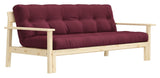 Slapp av sofa seng 190x100, Bordeaux