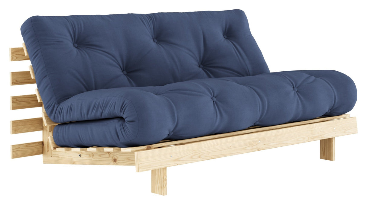 Røtter 160 sofa seng, furu/marine,