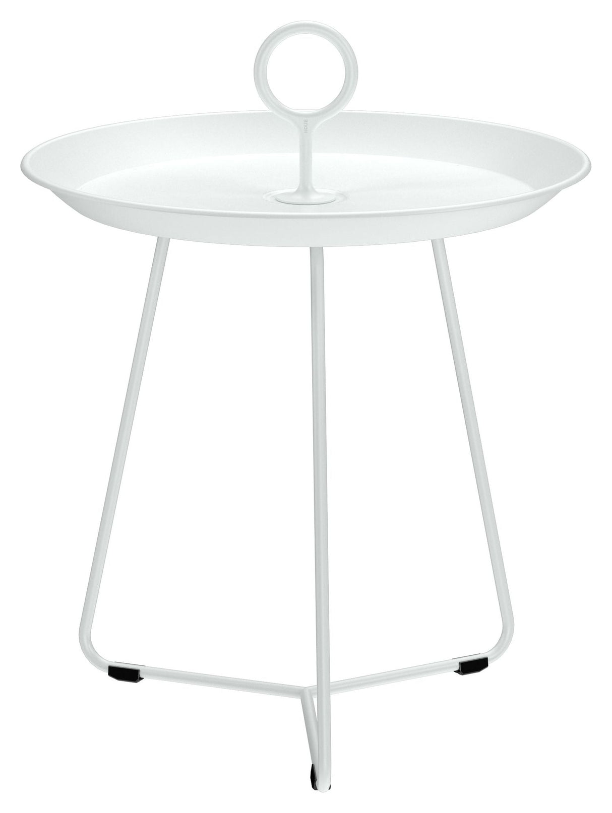 Eyelet Tray Table, Ø45, hvitt