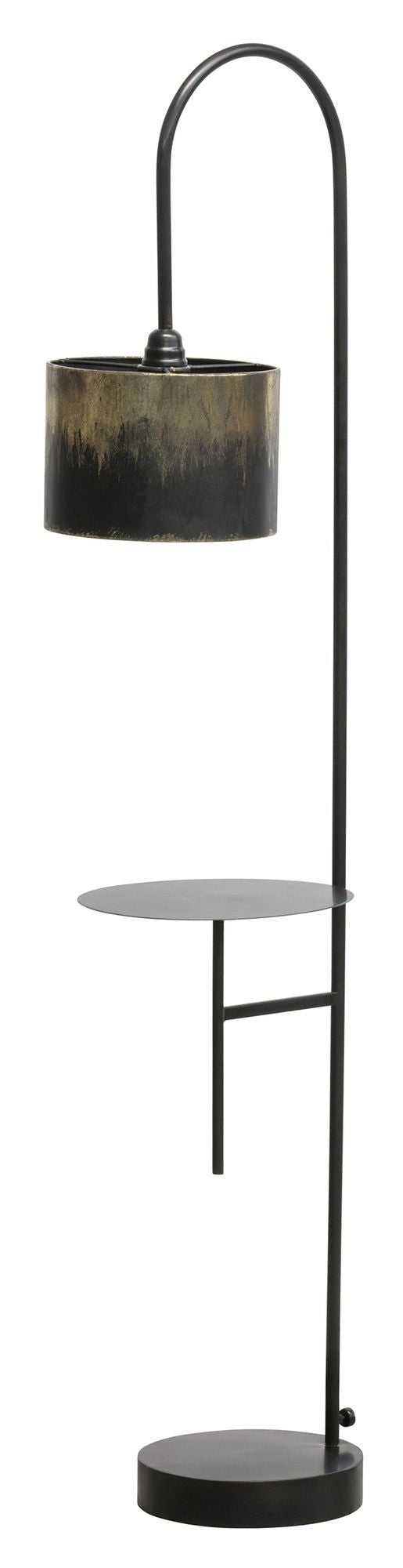 Blackout Floor Lamp - Black Metal