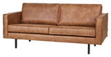 Rodeo 2,5-seters sofa i Eco Leather, Cognac