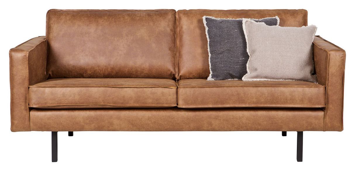 Rodeo 2,5-seters sofa i Eco Leather, Cognac