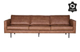 Rodeo 3-seters sofa i Eco-Leather, Cognac