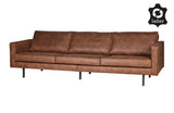 Rodeo 3-seters sofa i Eco-Leather, Cognac