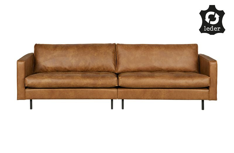 Rodeo Classic 3 Seater Sofa i Cognac Eco-Leather