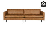 Rodeo Classic 3 Seater Sofa i Cognac Eco-Leather