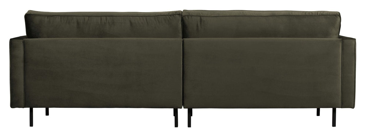 Rodeo Classic 3-PERS. Sofa, mørkegrønn fløyel