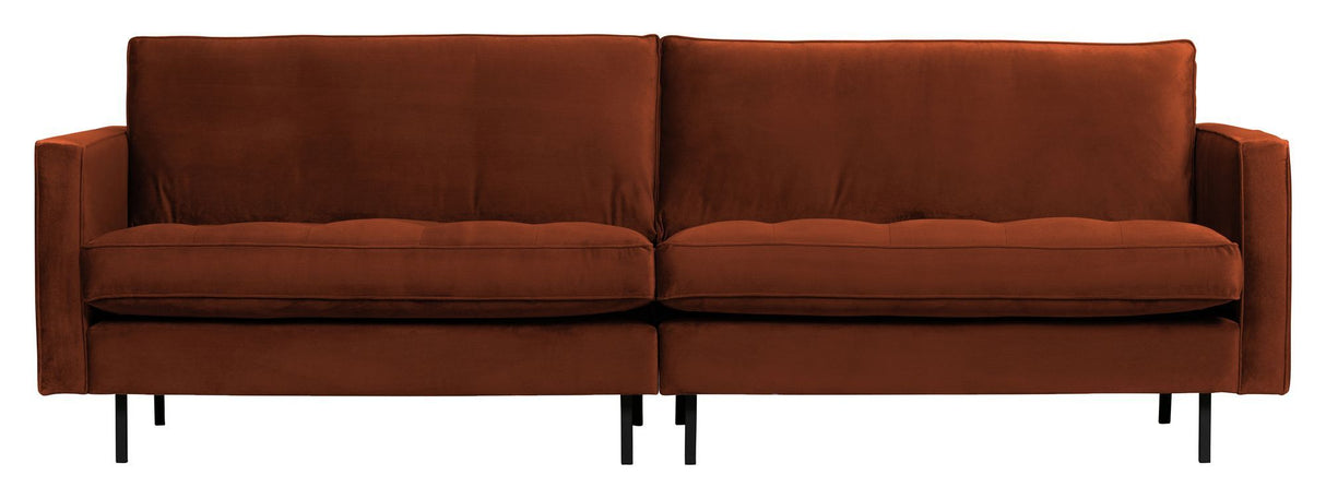 Rodeo Classic 3-PERS. Sofa, rust velour