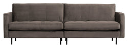 Rodeo Classic 3-PERS. Sofa, taupe velour