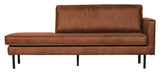 Rodeo Daybed Right-Vend, Cognac Eco-Leather