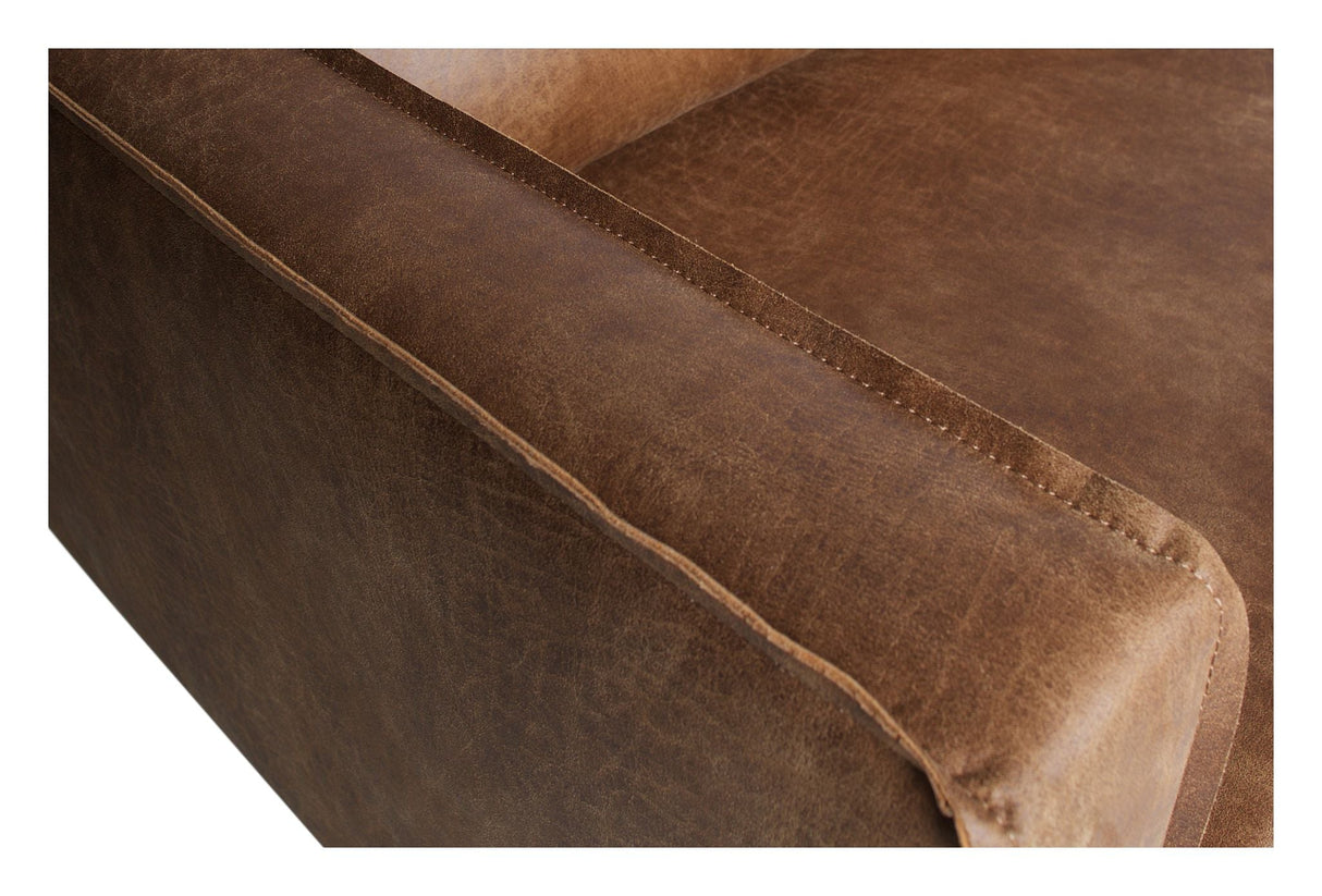 Rodeo lenestol i Eco-Leather, Cognac