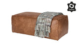 Rodeo Pouf i Eco-Leather, Cognac