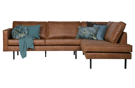 Rodeo sofa m/høyre vender sjesel, cognac