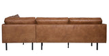 Rodeo sofa m/høyre vender sjesel, cognac