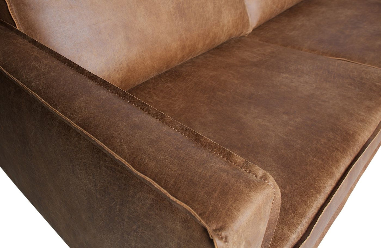 Rodeo sofa m/høyre vender sjesel, cognac