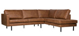 Rodeo sofa m/høyre vender sjesel, cognac