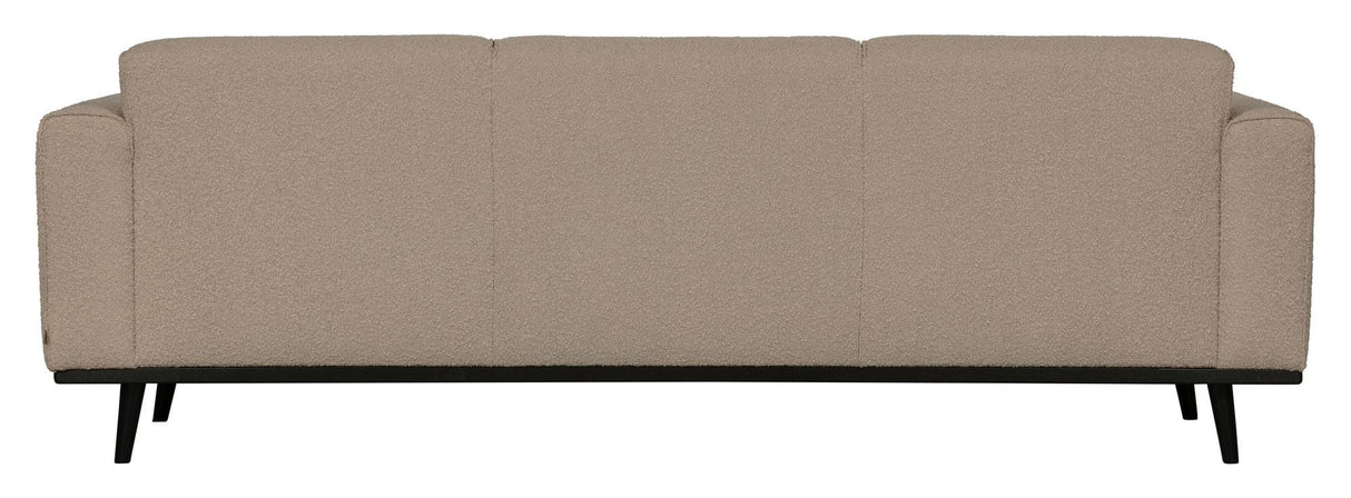 Uttalelse 3-personer. Sofa, beige Bouclé