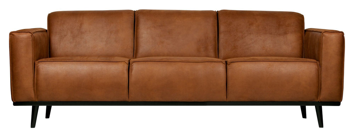 Uttalelse 3-personer. Sofa, Cognac Eco-Leather