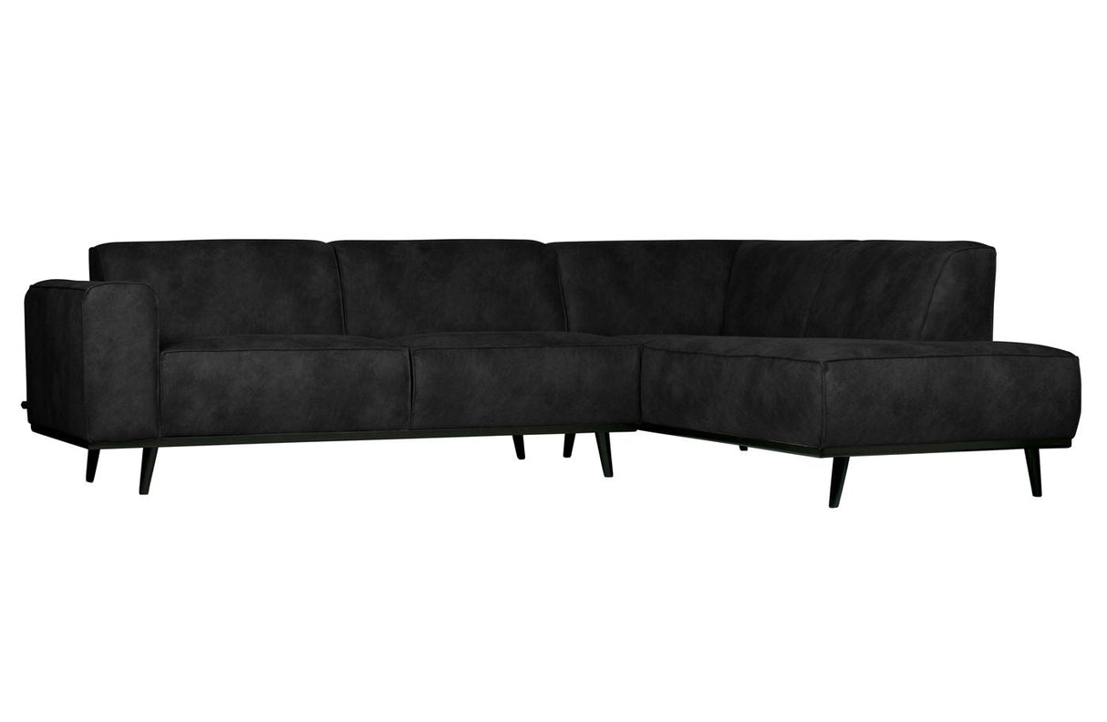 Uttalelse sofa m/høyre vending sjesel - svart