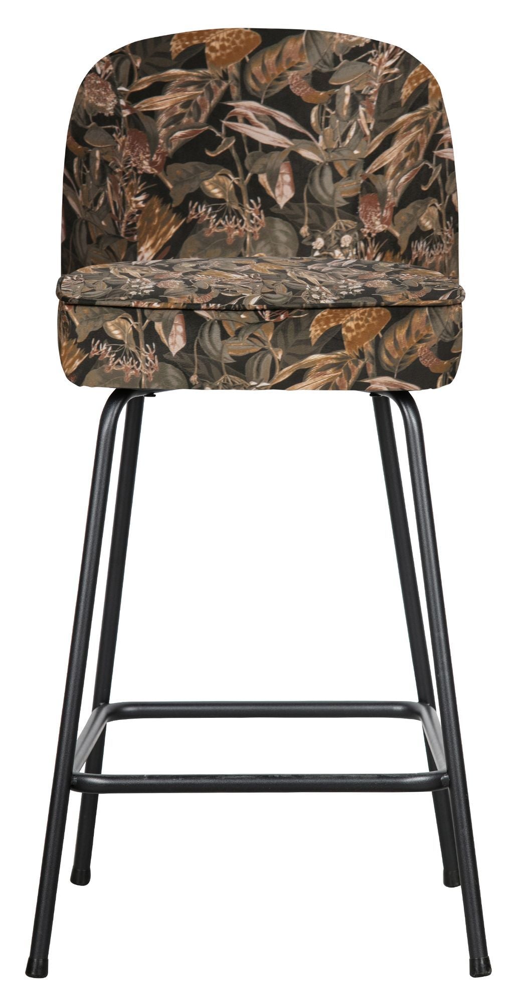 Vogue Bar Stool 65, Bouquet Black Velour