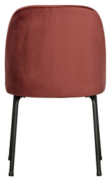 Vogue Dining Chair - kastanje velour