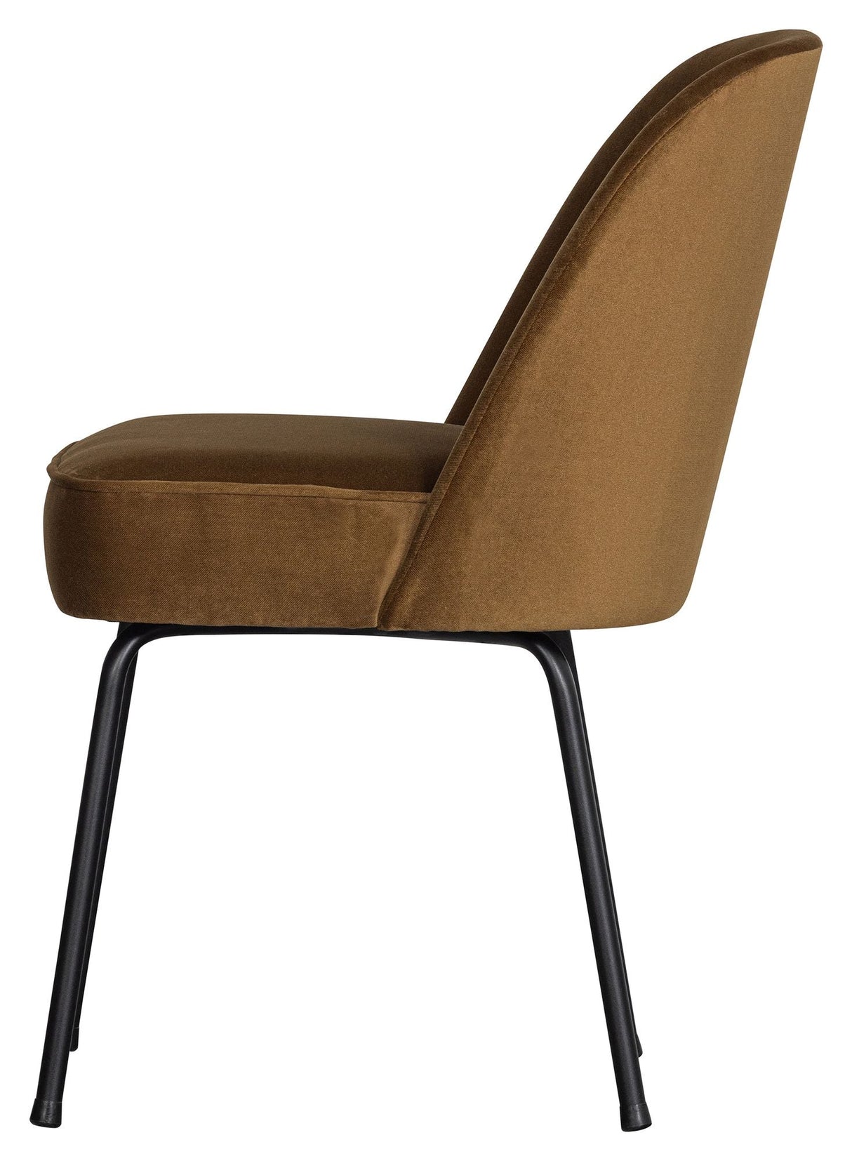 Vogue Dining Chair - Honey Yellow Velvet