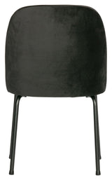 Vogue Dining Chair - Black Velvet