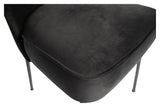 Vogue Dining Chair - Black Velvet